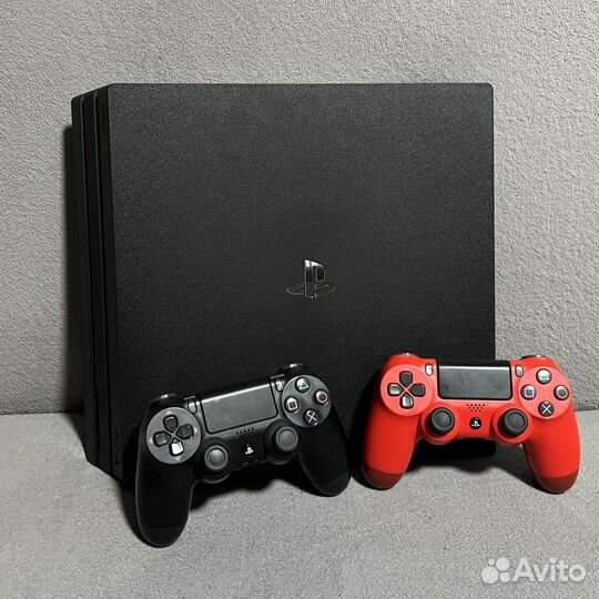 Playstation 4 Pro (7208B) + Deluxe + 2 Геймпада