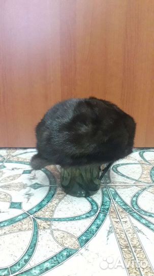 Меховая женская кепка