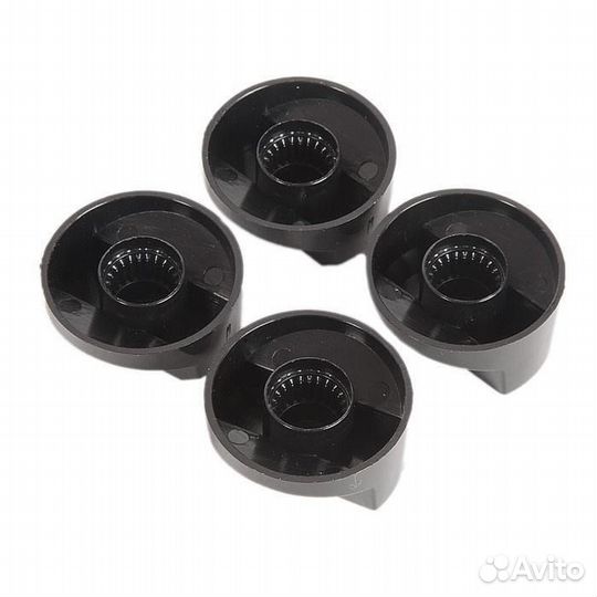 Ручка управления для плиты, универсальная (черная)