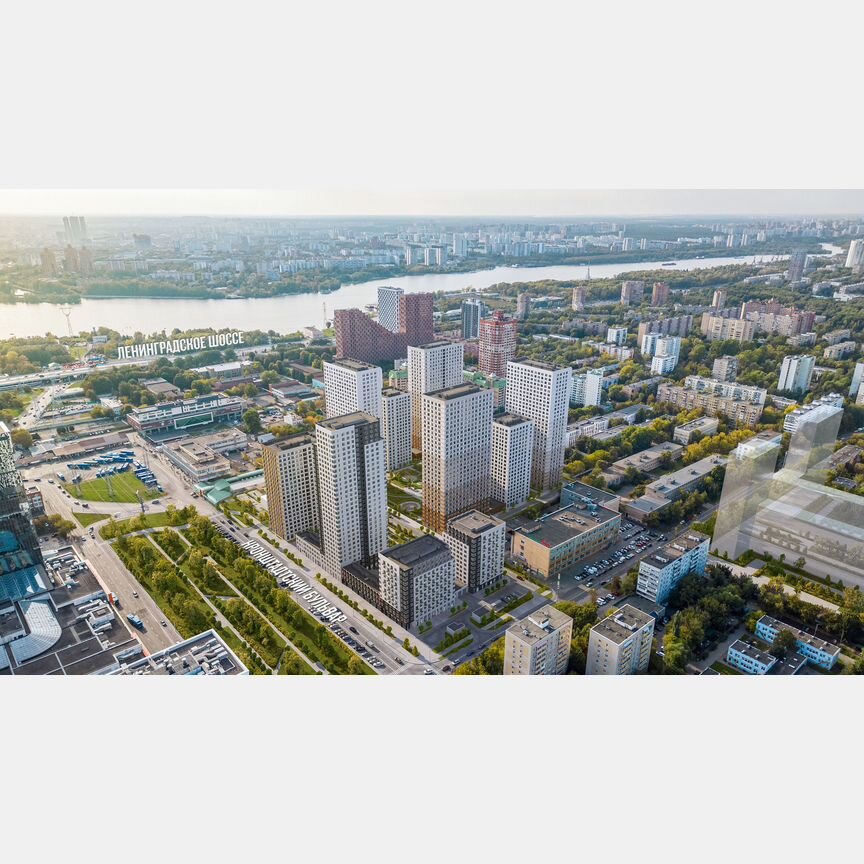 2-к. квартира, 57,6 м², 20/32 эт.