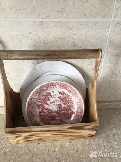 Плетеная корзина-органайзер IKEA