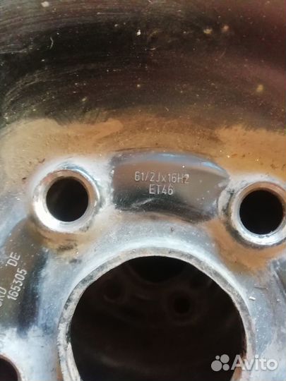 Продаю штампованные диски WAG 16R (61/2Jx16 H2)