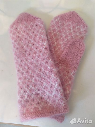 Варежки ручной работы