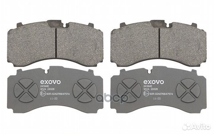 Колодки торм, диск, 29328/29329 schmitz/knorr ST7