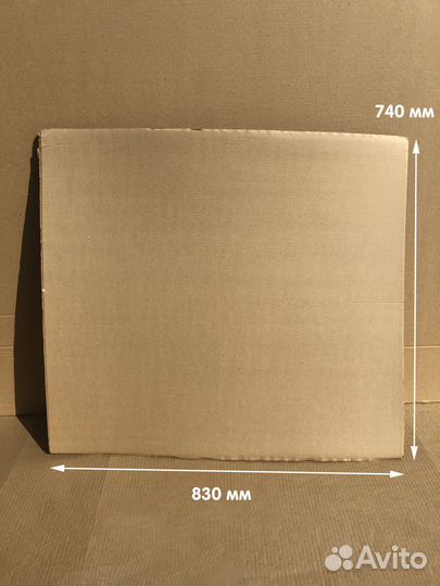 Микрогофрокартон бурый в листах