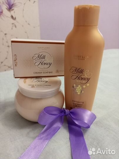 Крем для тела набор Молоко и мëд Орифлейм