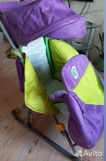 Детские санки коляска