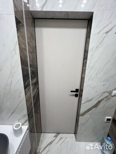 Установка межкомнатных дверей и плинтуса мдф