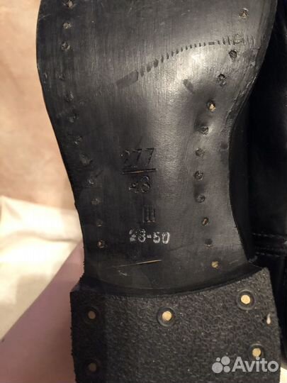 Новые хромовые сапоги 43 размер