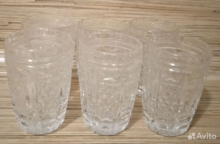 Бокалы, рюмки,рюмки,кружки хрустальные СССР