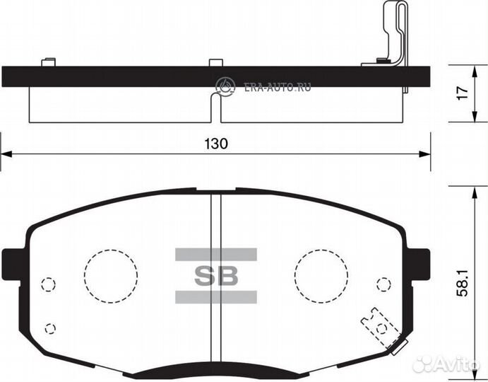 Sangsin brake SP1240 Колодки тормозные дисковые