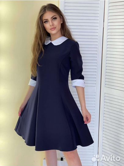 Белый школьный фартук