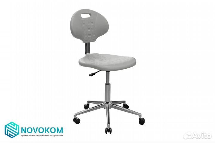 Стул (кресло) для сотрудника кр12 (серый)