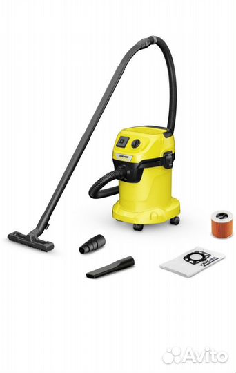 Профессиональный пылесос karcher WD 3