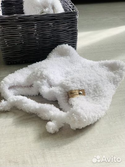 Шапка чепчик с ушками