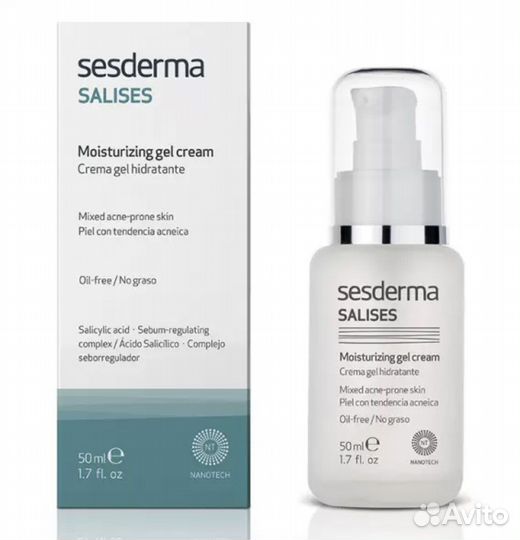 Sesderma сесдерма salises увлажняющий крем-гель