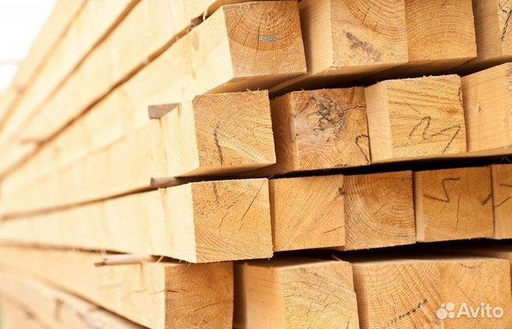 Брус сухой / Пиломатериалы / доставка ло
