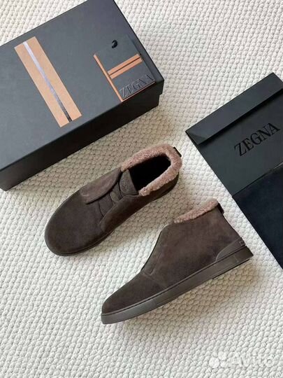 Кеды на меху мужские zegna