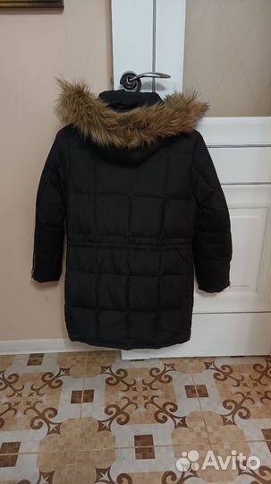 Зимняя,чёрная куртка на пуху