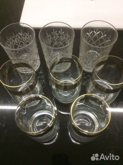 Стопки и стаканы времен СССР