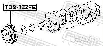 Шкив коленвала TDS-3zzfe Febest