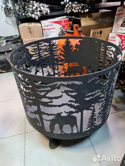 Костровая чаша лес 4 мм