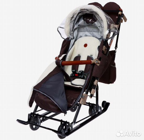 Детские санки коляска ника 7-8
