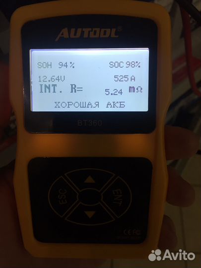 Тестер аккумуляторов детальцентр