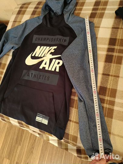 Кофта толстовка свитшот Nike Air 46(S)синяя
