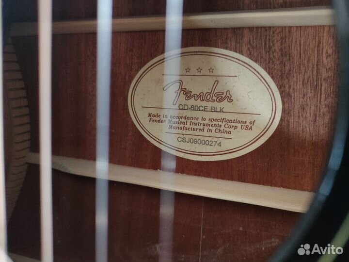 Гитара электроакустическая Fender cd-60ce rd кейс