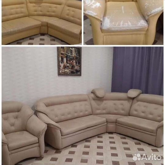 Перетяжка мягкой мебели