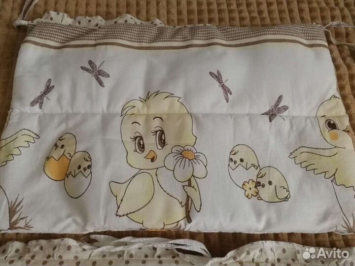 Бортики на детскую кроватку