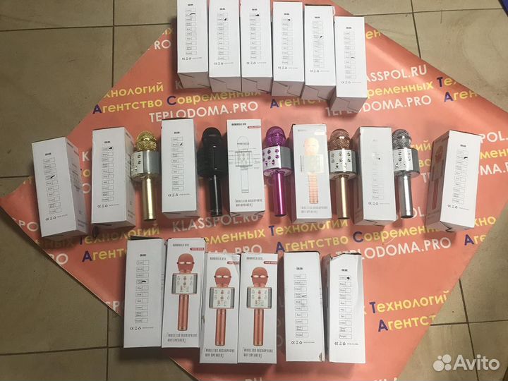 Беспроводные караоке микрофоны WS-858