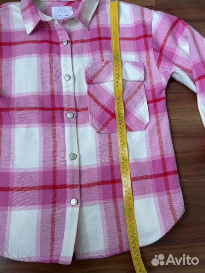 Рубашка zara на девочку 140