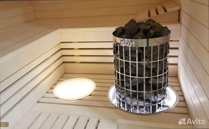 Электрокаменка с монтажом