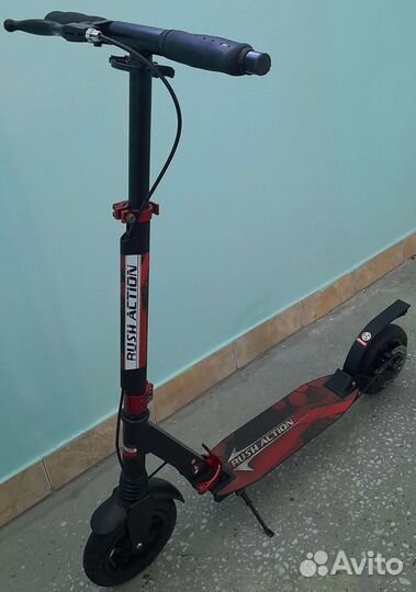 Самокат взрослый двухподвес 120 кг