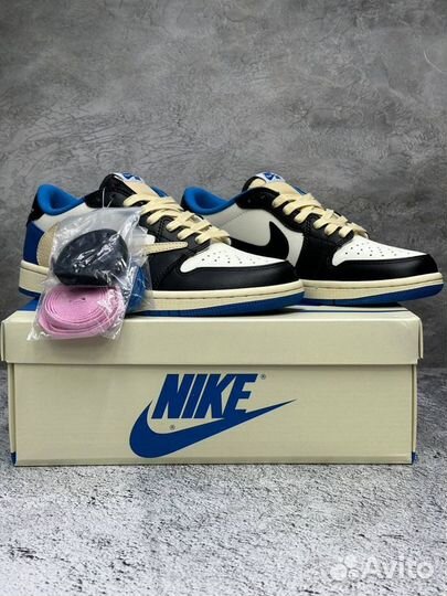 Кроссовки Nike air jordan 1 low travis scott