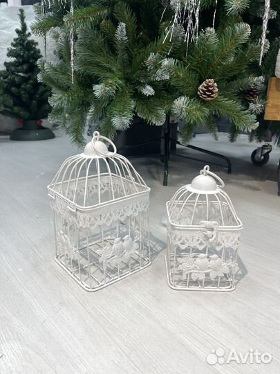 Декоративные подсвечники клетки