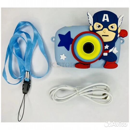 Детский фотоаппарат капитан Америка