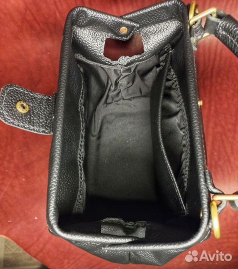 Сумка саквояж натуральная кожа