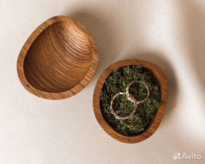 Деревянная коробочка для колец