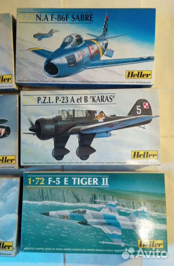Самолеты 1/72 Heller - 5 шт