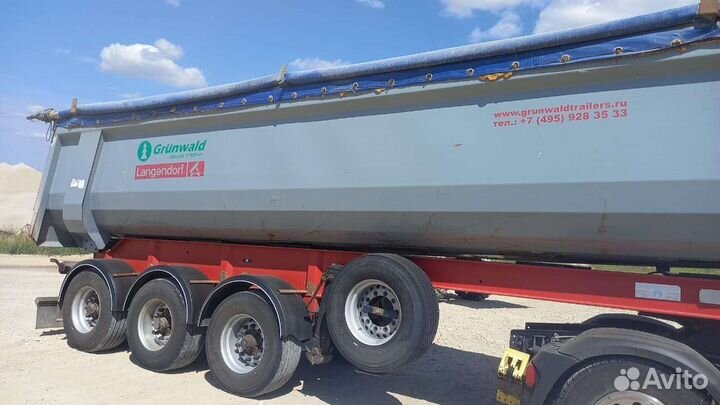 Полуприцеп самосвальный Grunwald 9539-0000010-50, 2011