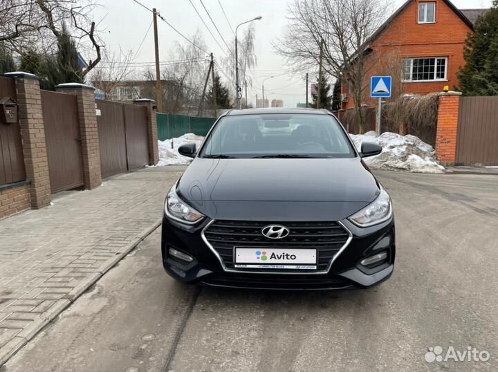 Hyundai Solaris 1.6 МТ, 2018, 79 000 км