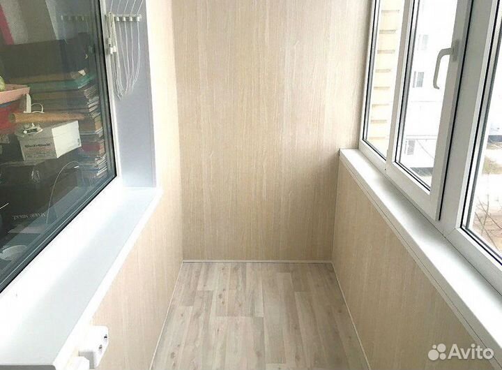 Пластиковый балкон с установкой