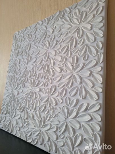 Картина из текстурной пасты