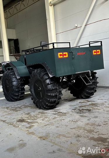 Квадроцикл переломка Grizzly (Снегоболотоход)