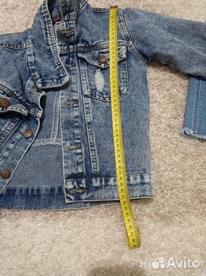 Джинсовая куртка 110-116см