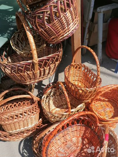 Корзина плетёная в ассортименте