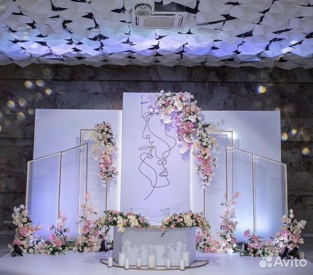 Свадебное оформление, декор